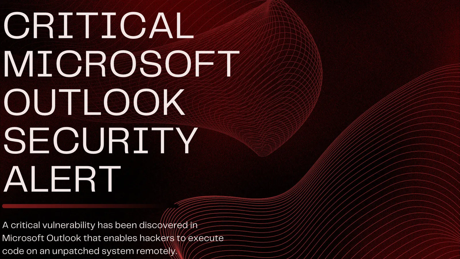 Microsoft Outlook Security Warning