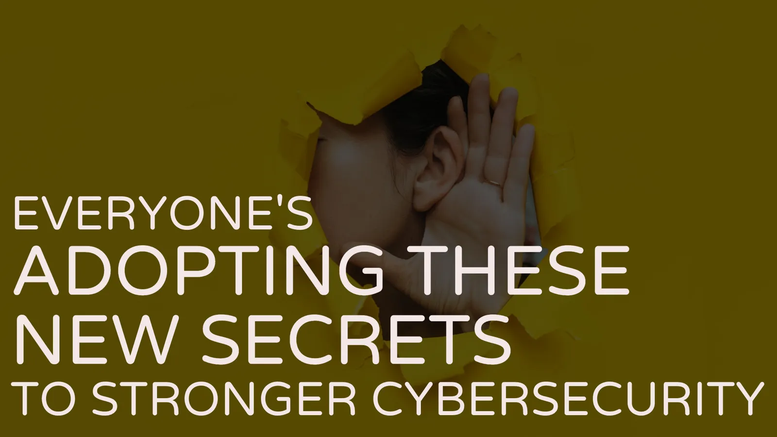 Stronger Cybersecurity