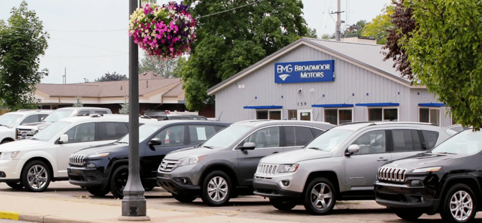 Broadmoor Motor Group dealership and vehicles